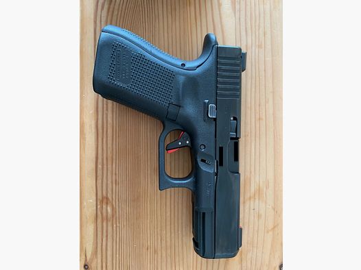 Glock 19 gen 5 mit Timney Abzug und Wechselsystem .22lr, Holster, Nitesight, Extras