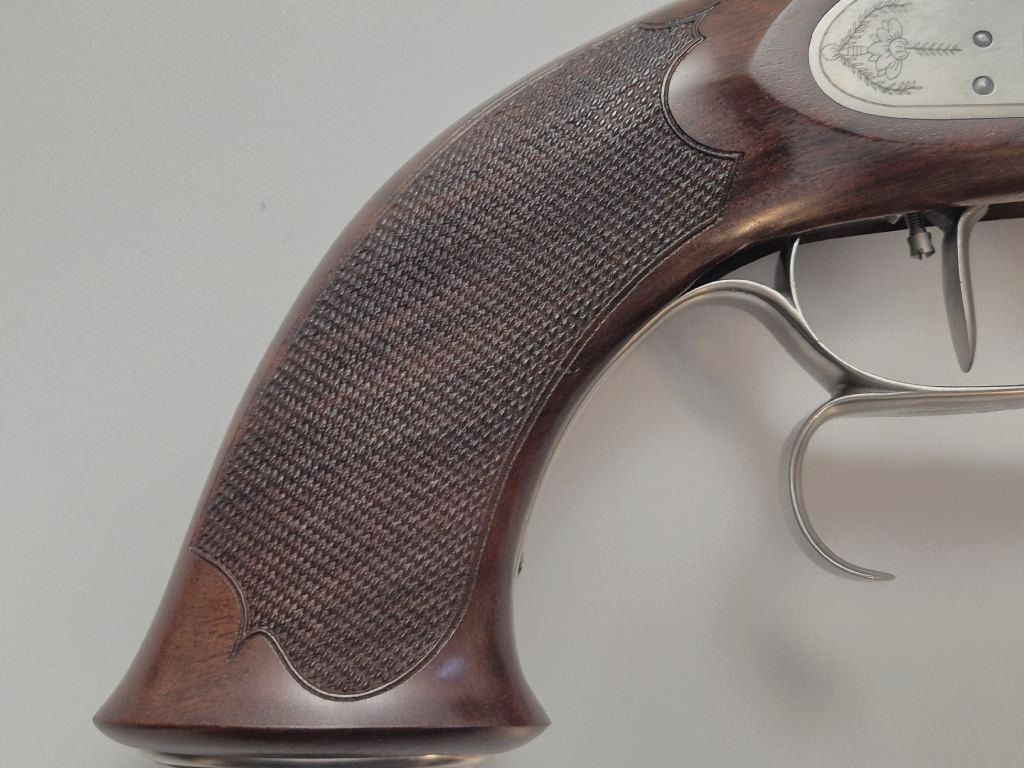 Pistolet à percussion arrière Davide Pedersoli Le Page Target .36 – comme neuf