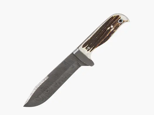 Couteau de chasse Nordforest Damas – 330 couches d'acier damassé