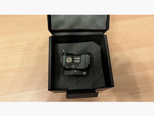 Aimpoint Acro C2 3.5 MOA inkl. Flip Ups und Picatinny Montage - Wie neu