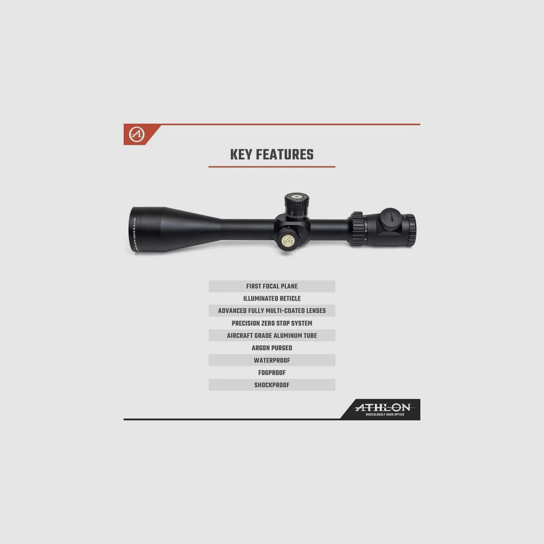 GÜNSTIGSTER PREIS / NEUWARE 8-34x56 Zielfernrohr Athlon Optics Argos BTR GEN2