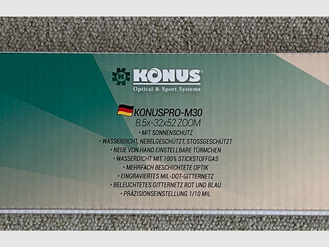 Konus KonusPro M30 8,5-32x52 Zielfernrohr – SEHR GUT –