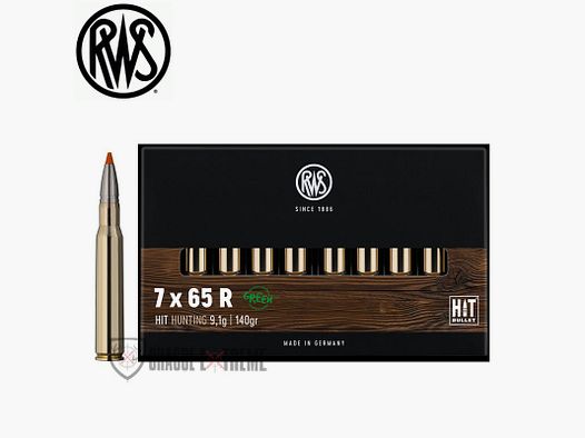 20 Patronen RWS Kal. 7X65R 140gr HIT