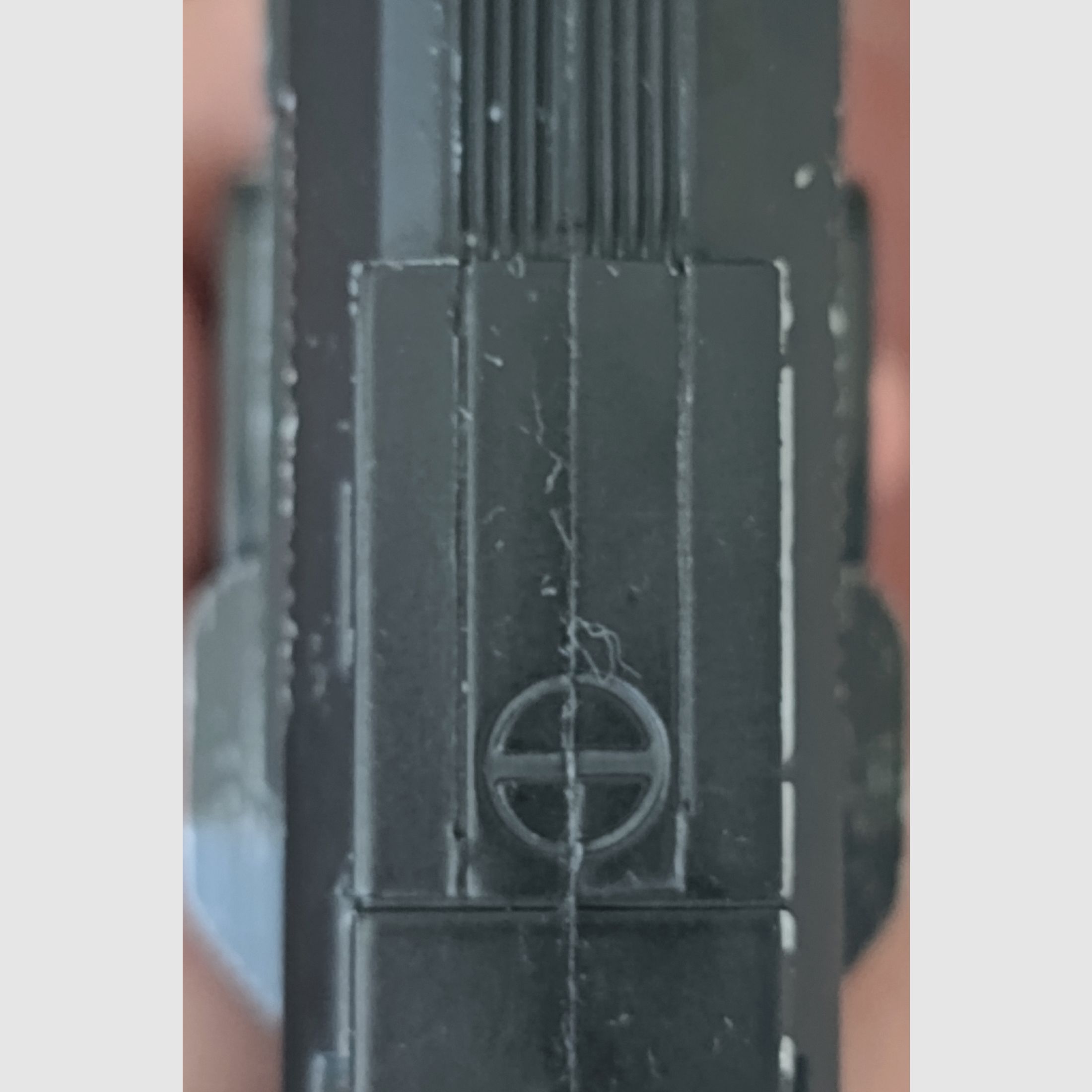 Pistol, airsoft, spring-powered