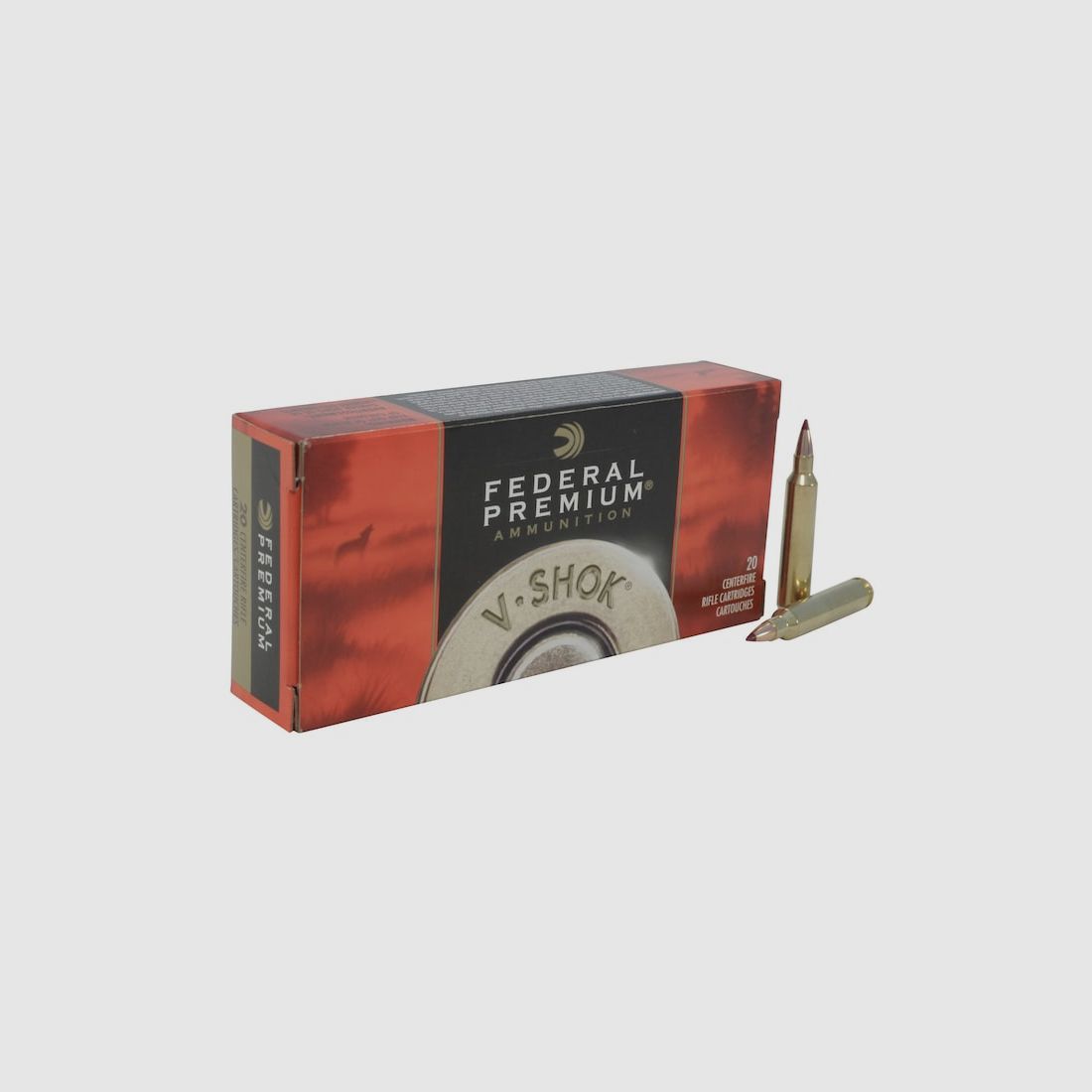 Federal Premium Varmint & Predator Nosler Ballistic Tip .204 Ruger 40GR 20 Patronen