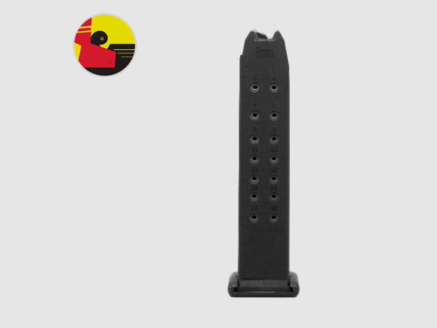 KCI USA | Cargador compatible Glock – 9MM 17RD GEN 2 MAGAZINE, imagen 2 de 5