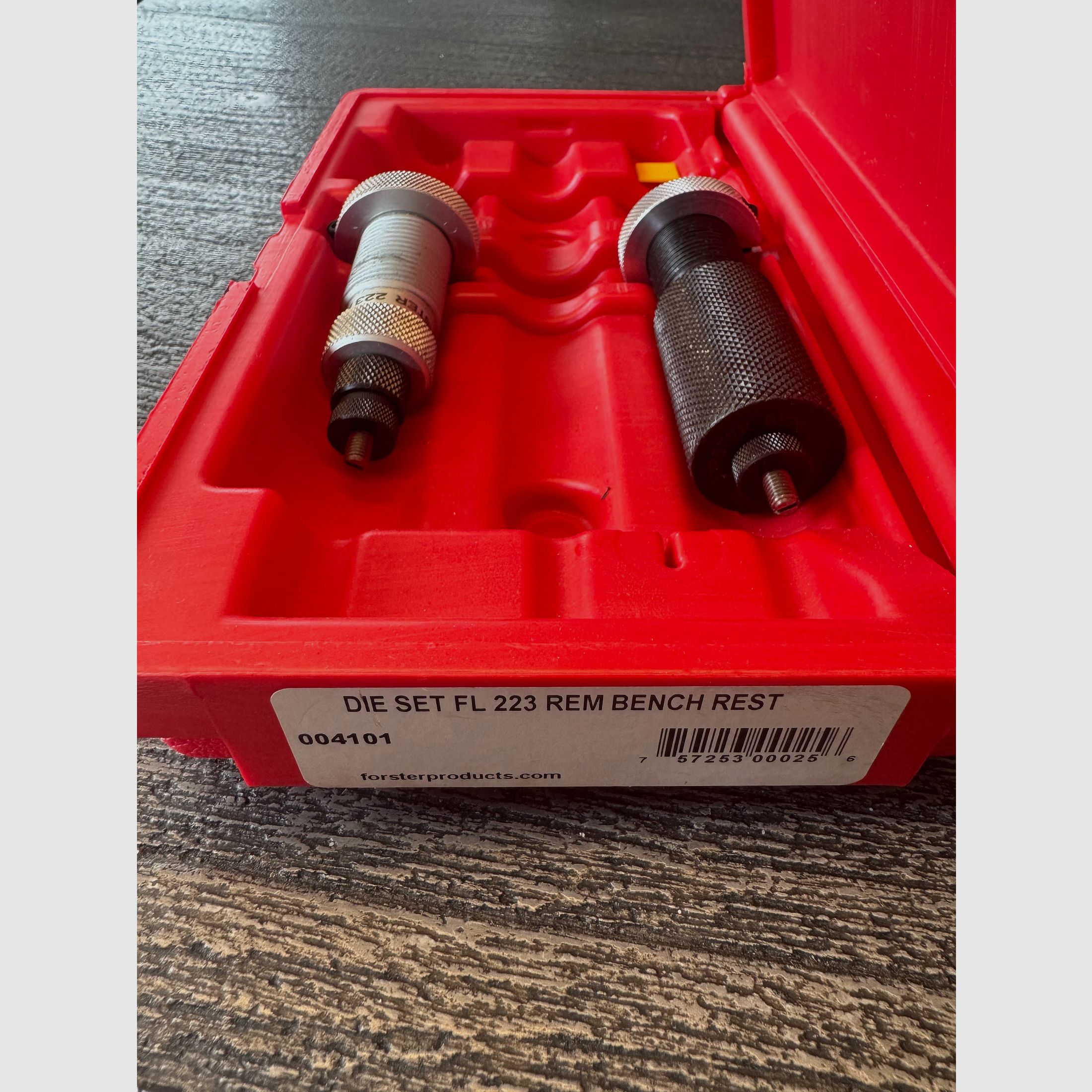 Forster – Benchrest-Matrizensatz – .223 Rem – 2-teilig – volle Länge