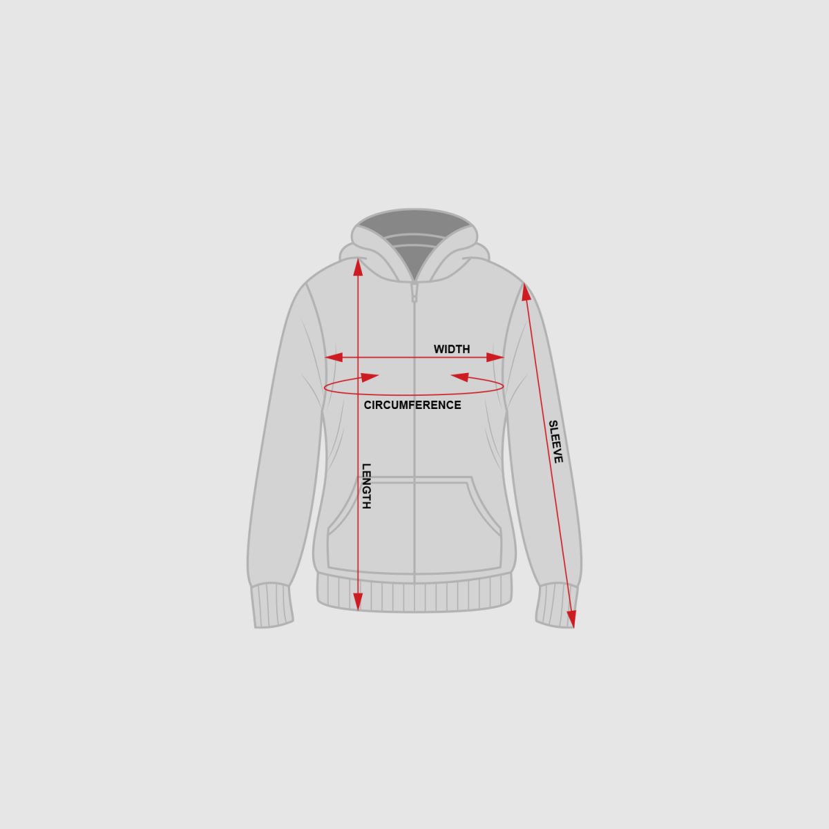 Sudadera Oficial IPSC con Cremallera, tamaño: XXL, imagen 3 de 3