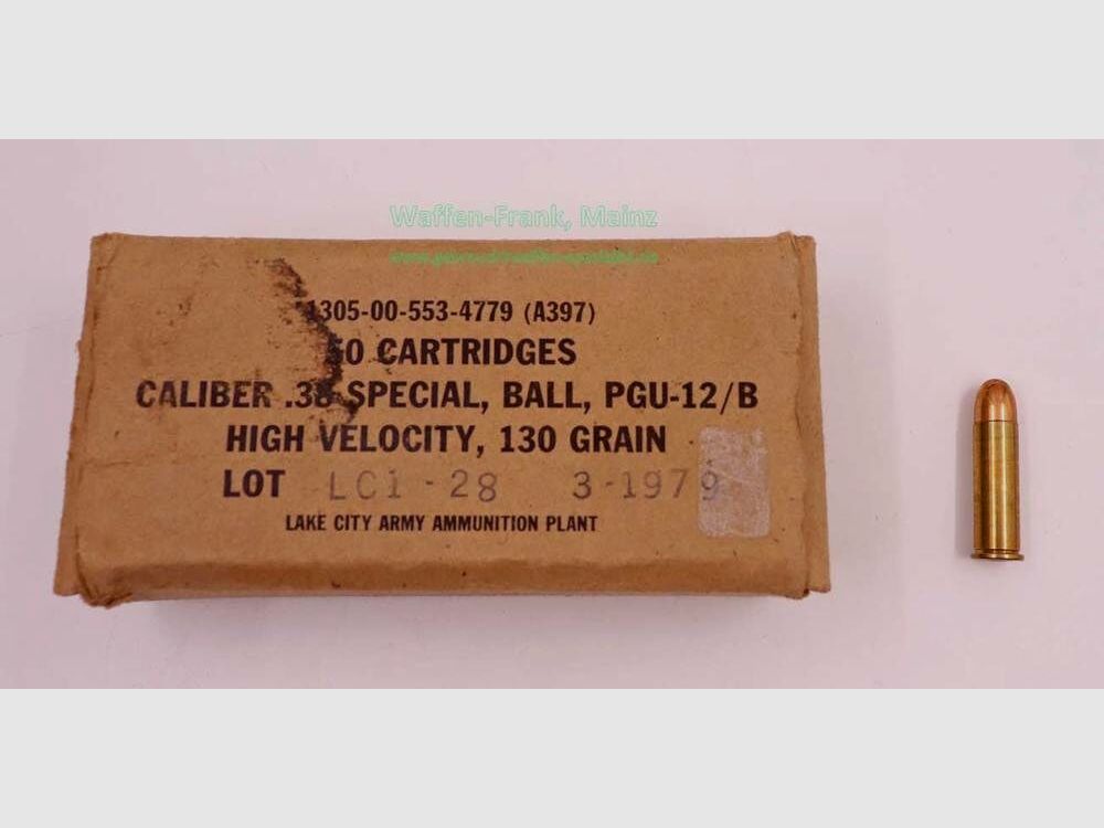 USA, Various Revolver Cartridges .38 Special