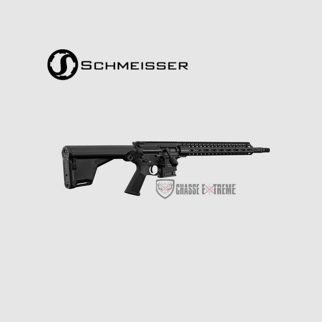 Büchse SCHMEISSER SP15 51cm Kal. 222 Rem Schwarz, Bild 4 von 9