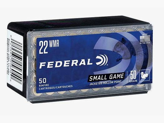 Federal Ammunition 303757 SMALL GAME .22 WMR 50gr JHP 50 Patronen