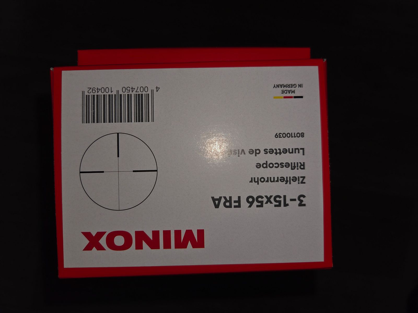 Minox Allrounder 3-15x56 FRA et cache tourelle, EP-Arms