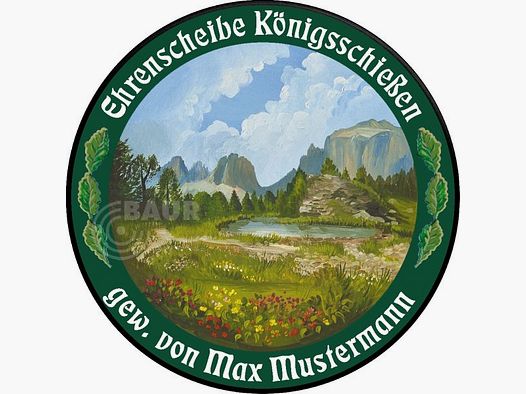 Schützenscheibe ECO-LINE Motiv 056