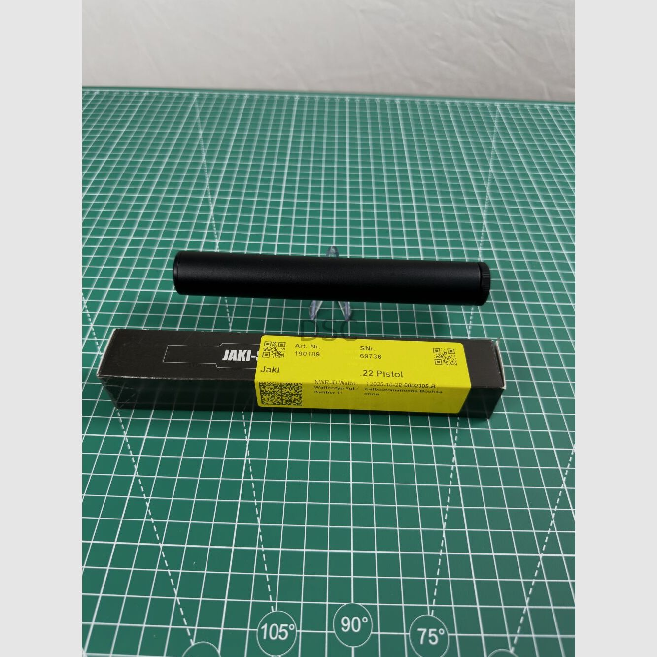 Schalldämpfer Jaki Schall.Jaki, .22 Pistol, UNF 1/2-20 ohne
