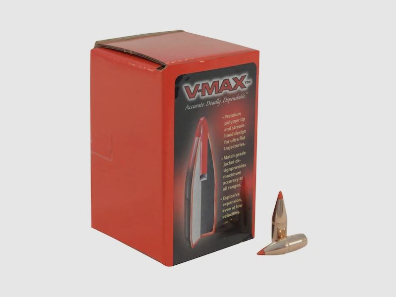 Proiettile Hornady .270/.277 V-MAX con anello di crimpatura 110GR 100 pezzi