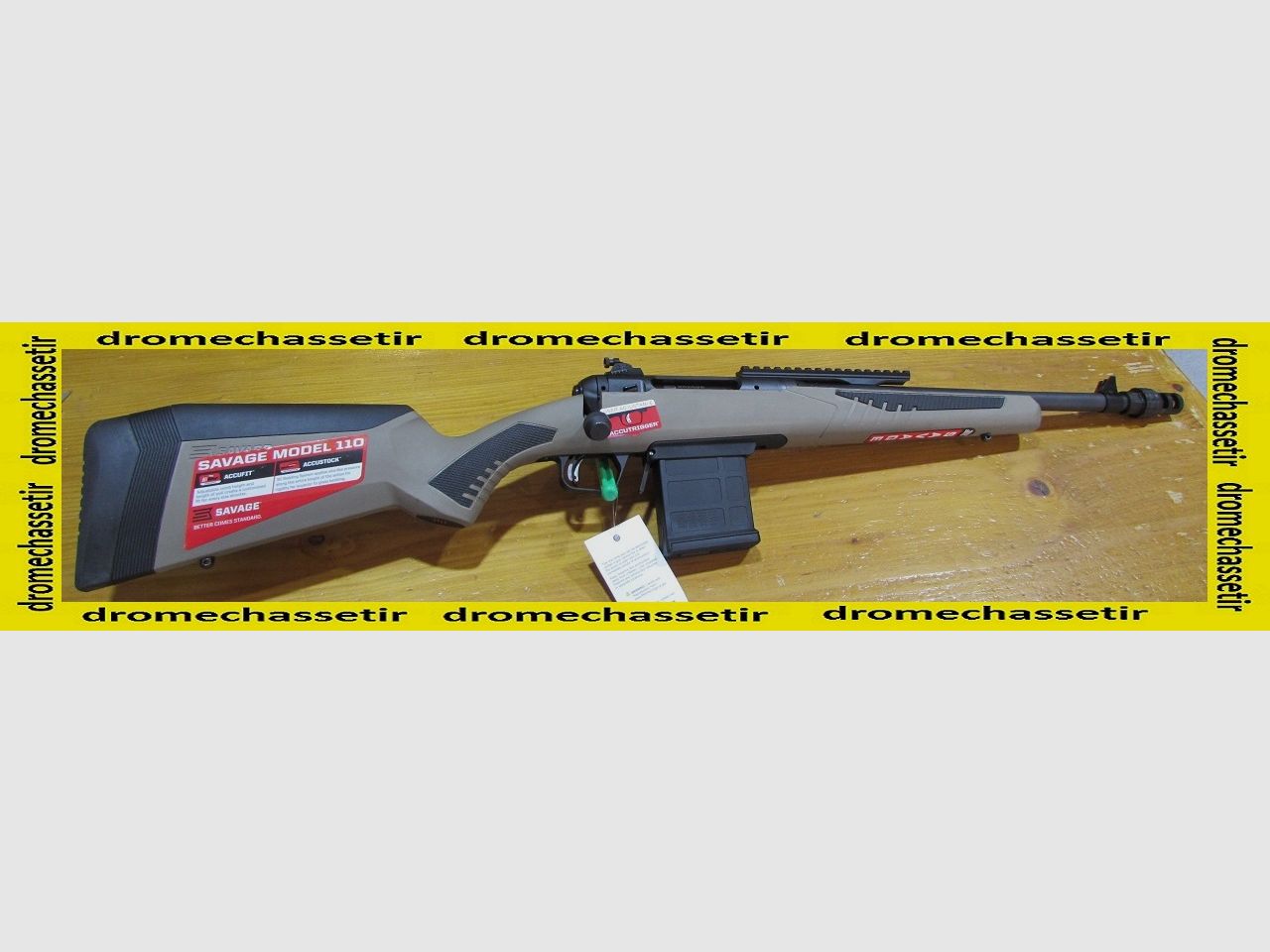 Repetierbüchse Savage 110 Scout .308 Win, 10 Schuss, FDE