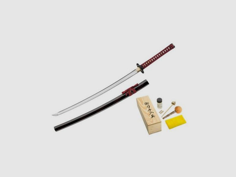 BOKER KATANA SABRE ROT SAMURAI – 05ZS579, Bild 1 von 2