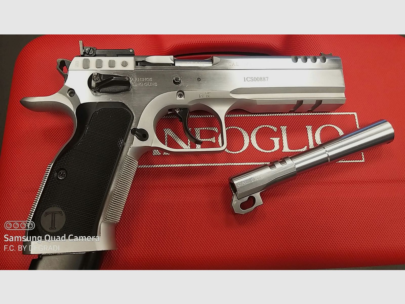 TANFOGLIO STOCK III PRO KALIBER 9X21 MET ORIGINELE 9X19 LOOP, afbeelding 3 van 4