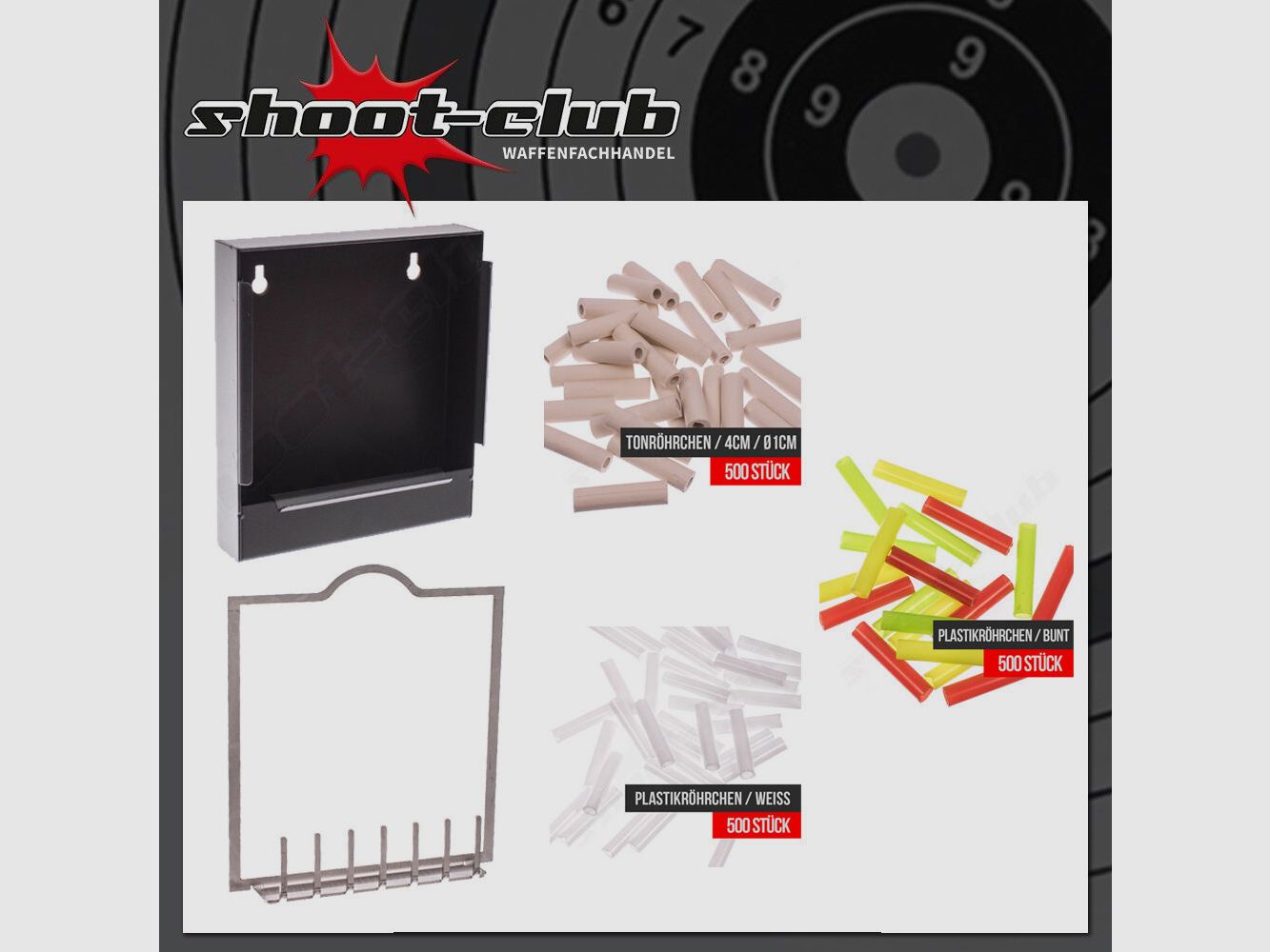 shoot-club GmbH adattatore tubo sonoro set trappola per proiettili