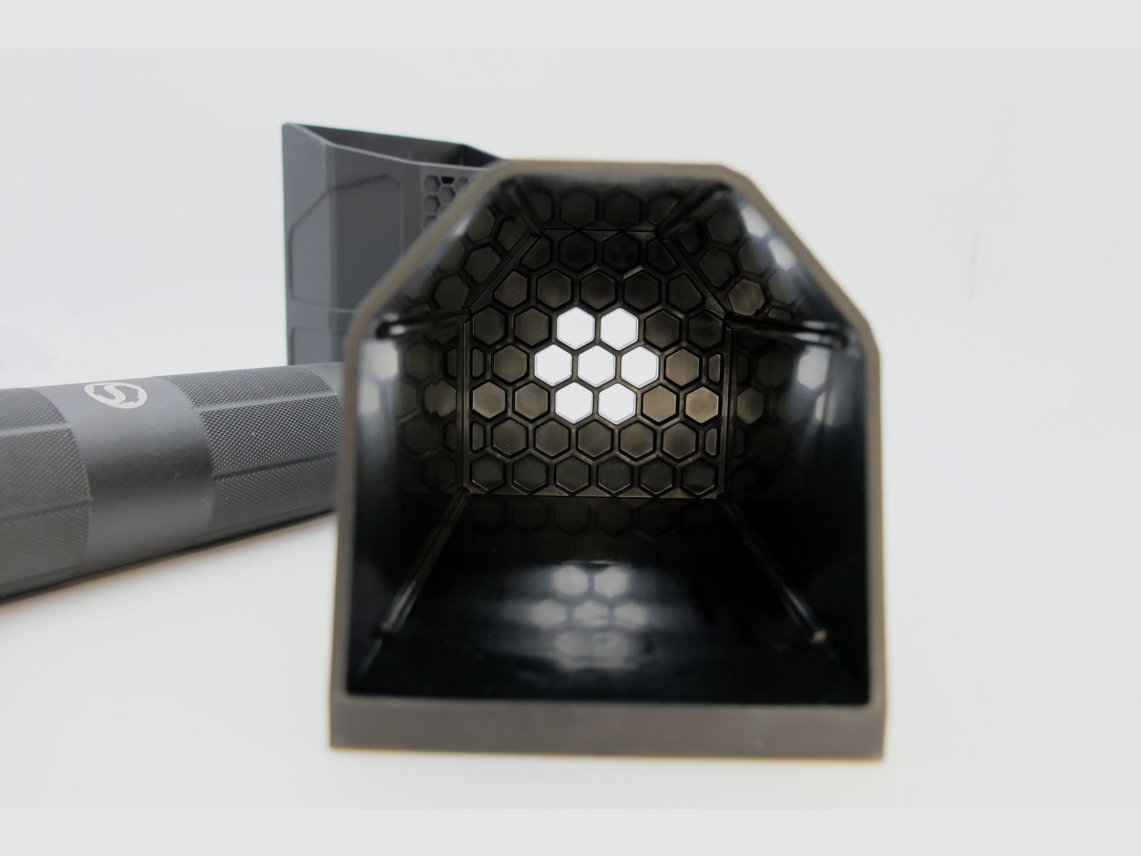 S-Rack Schalldämpferhalter  + das Original aus hochwertigem Polymer - KEIN 3-D Druck! -