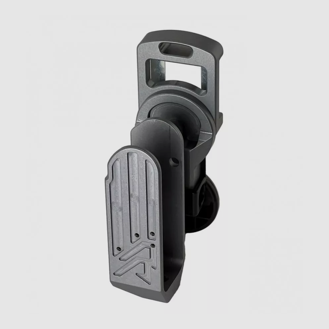 DAA Flex Holster RH Aluminum Assembly (without insert block and inlay) Gray