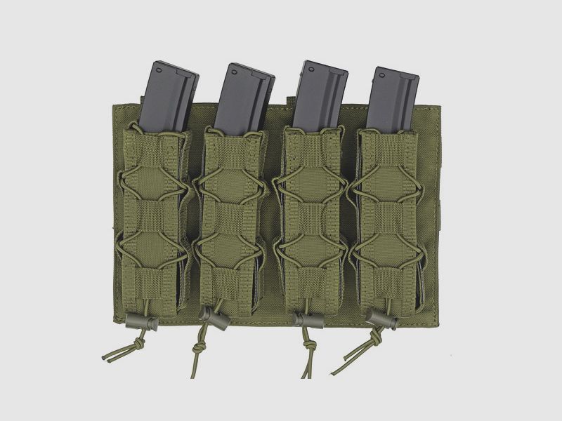 MOLLE Speed Quad MP5/SMG Magazine Pouch - Olive