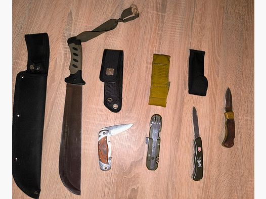 MESSER SET-  Busch-/Taschen-/Camping Messer 