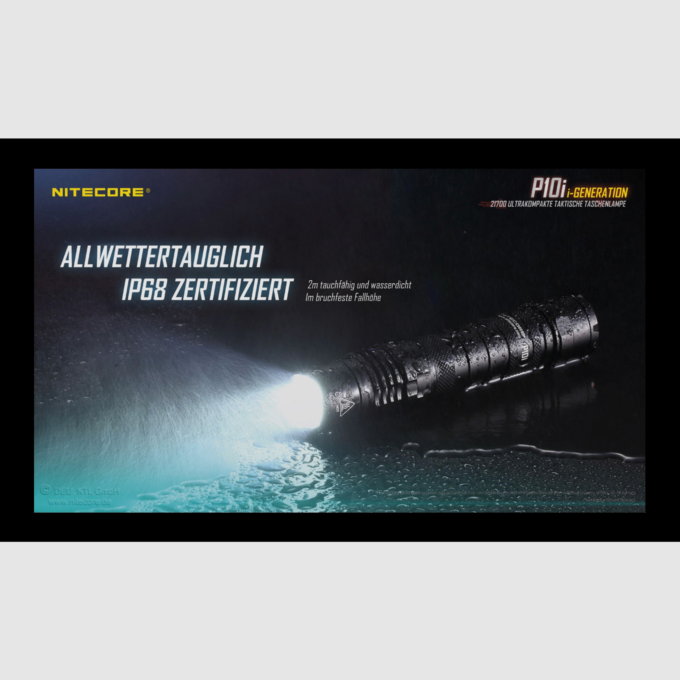 Nitecore P10i taktische LED Taschenlampe 1800 Lumen