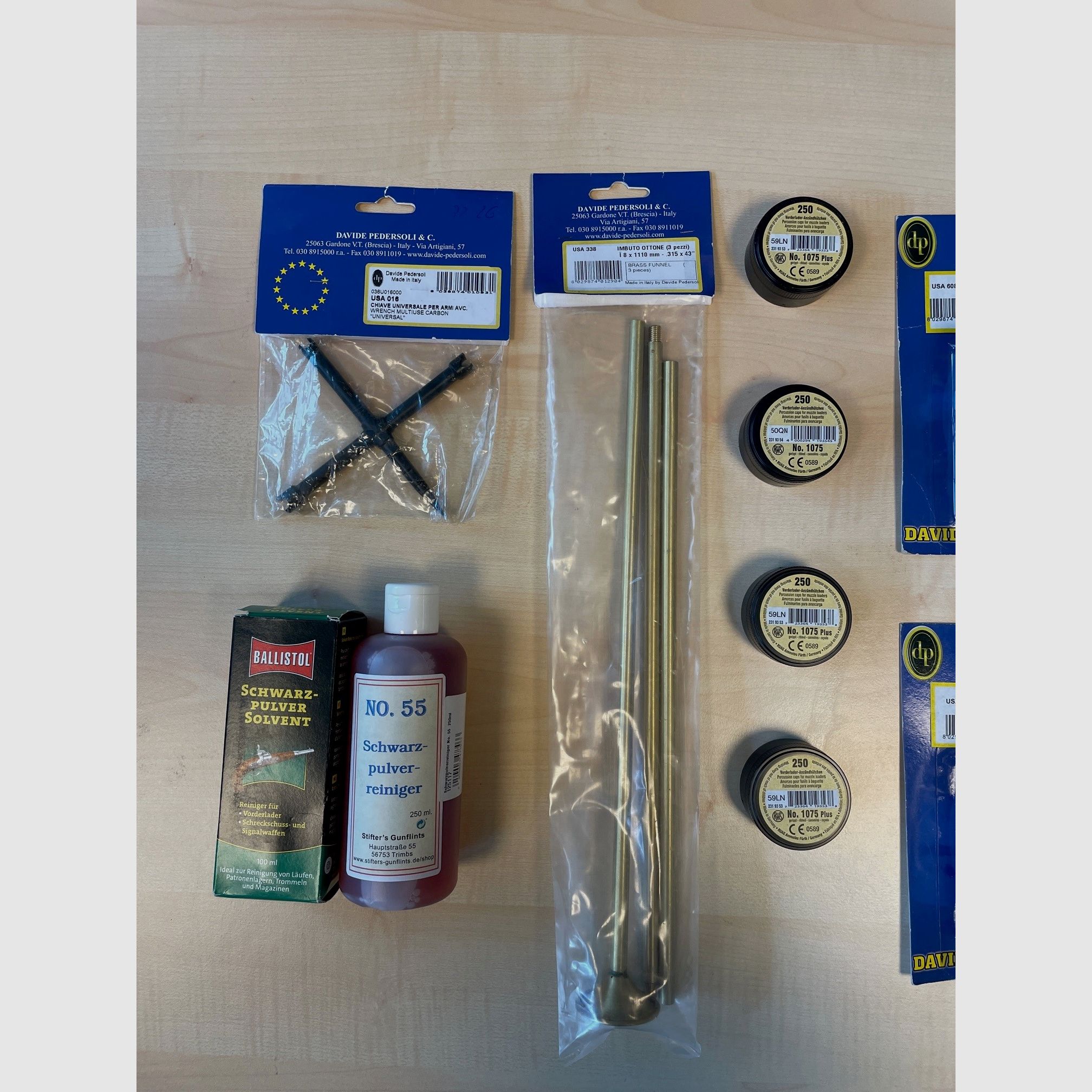 Accessoires pour fusils à chargement par la bouche (poudre noire)