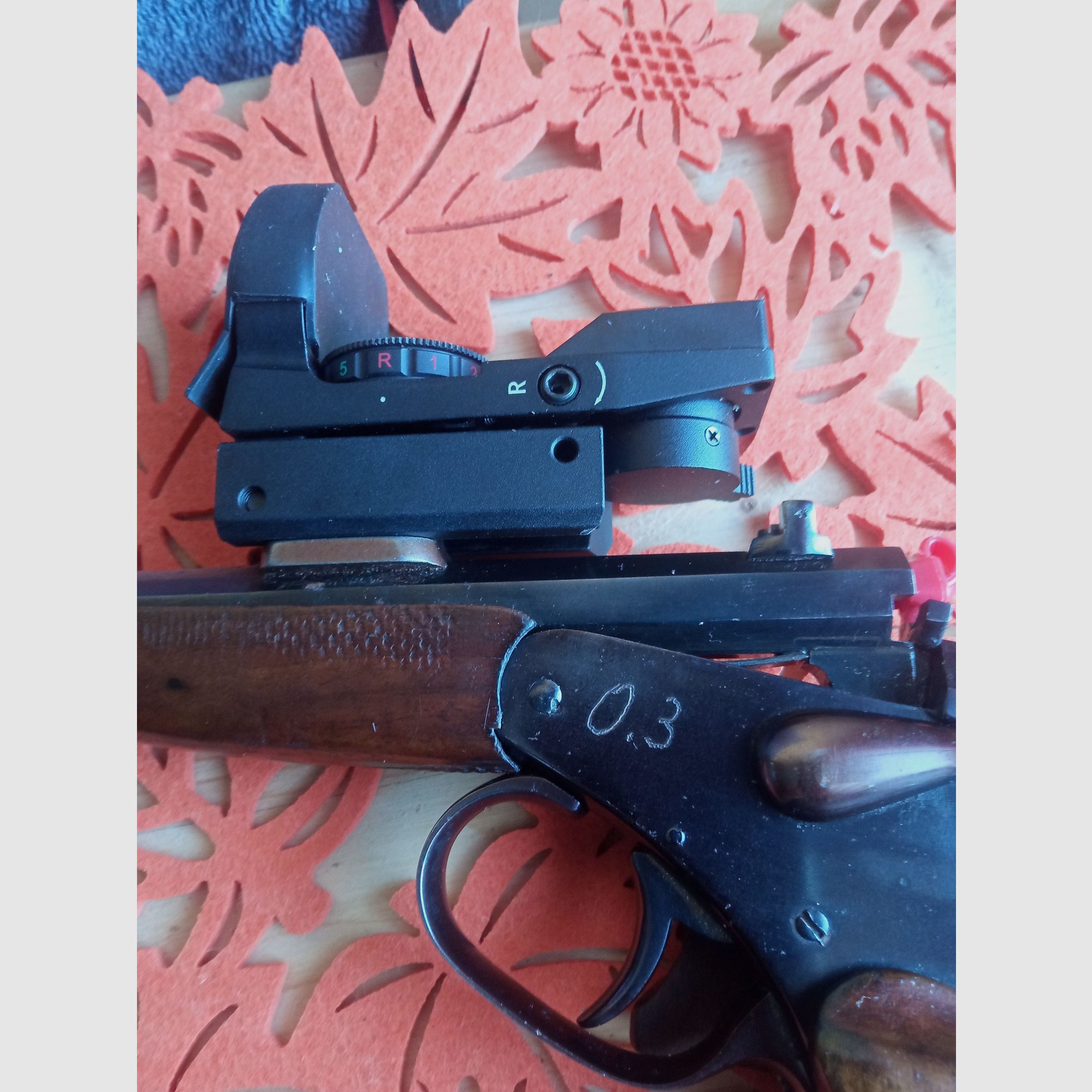 Single-shot pistol 22 lr.