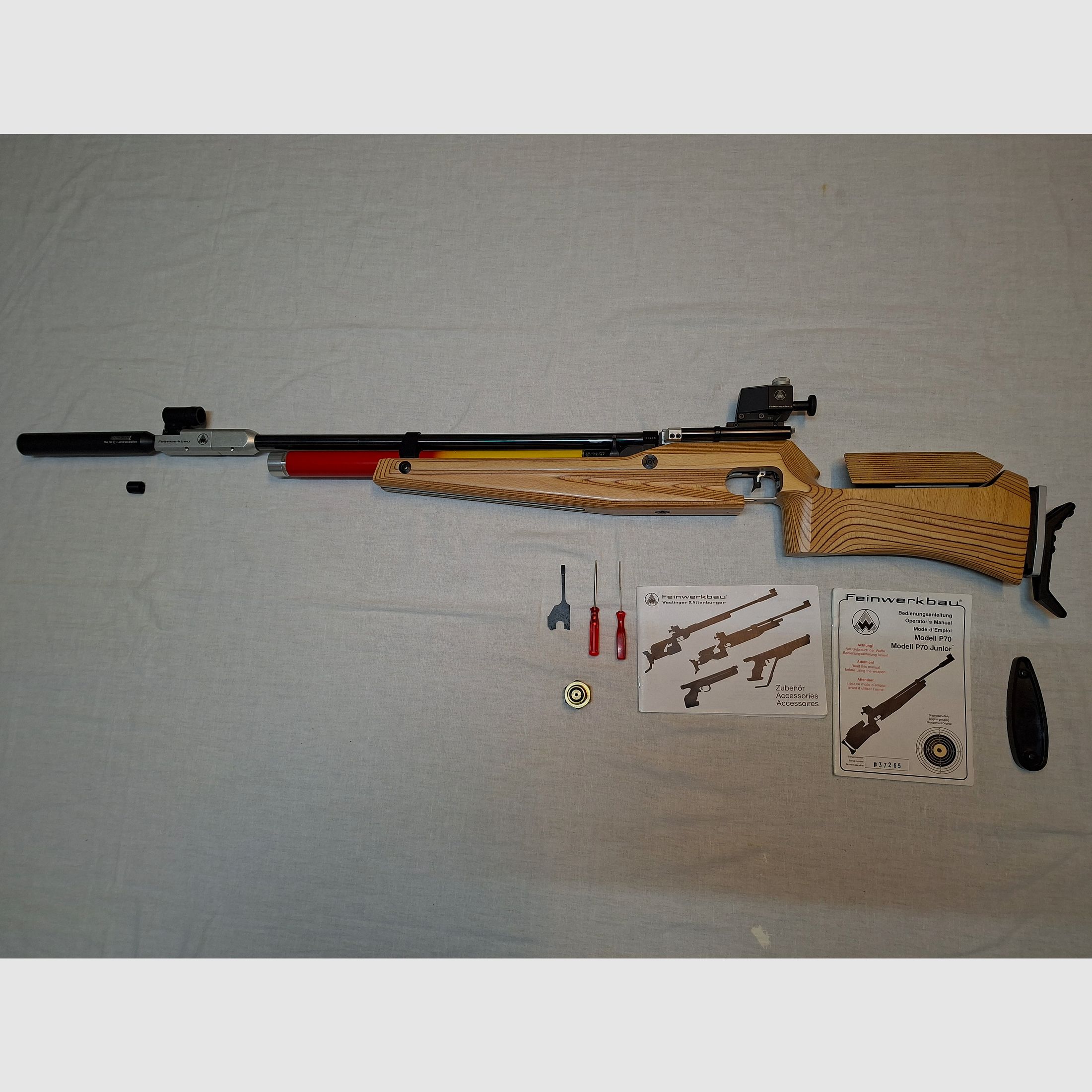 Feinwerkbau Model P 70 with silencer