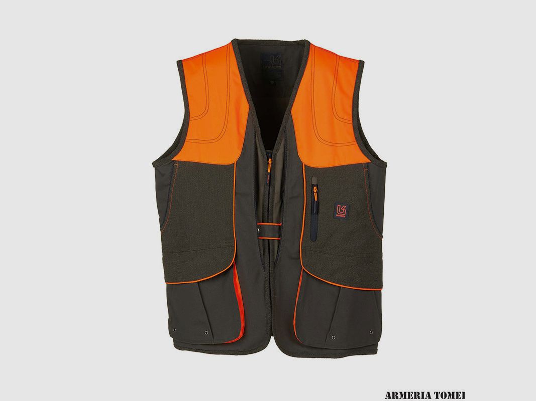 VEST – MEN – UNIVERS – ROCCASTRADA GREEN/ORANGE, image 1 of 4