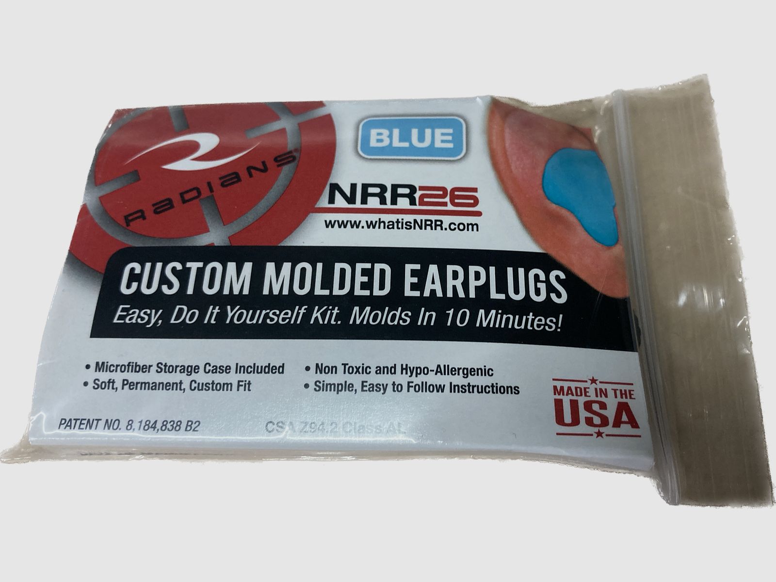 Custom molded earplugs "Do-it-yourself kit"