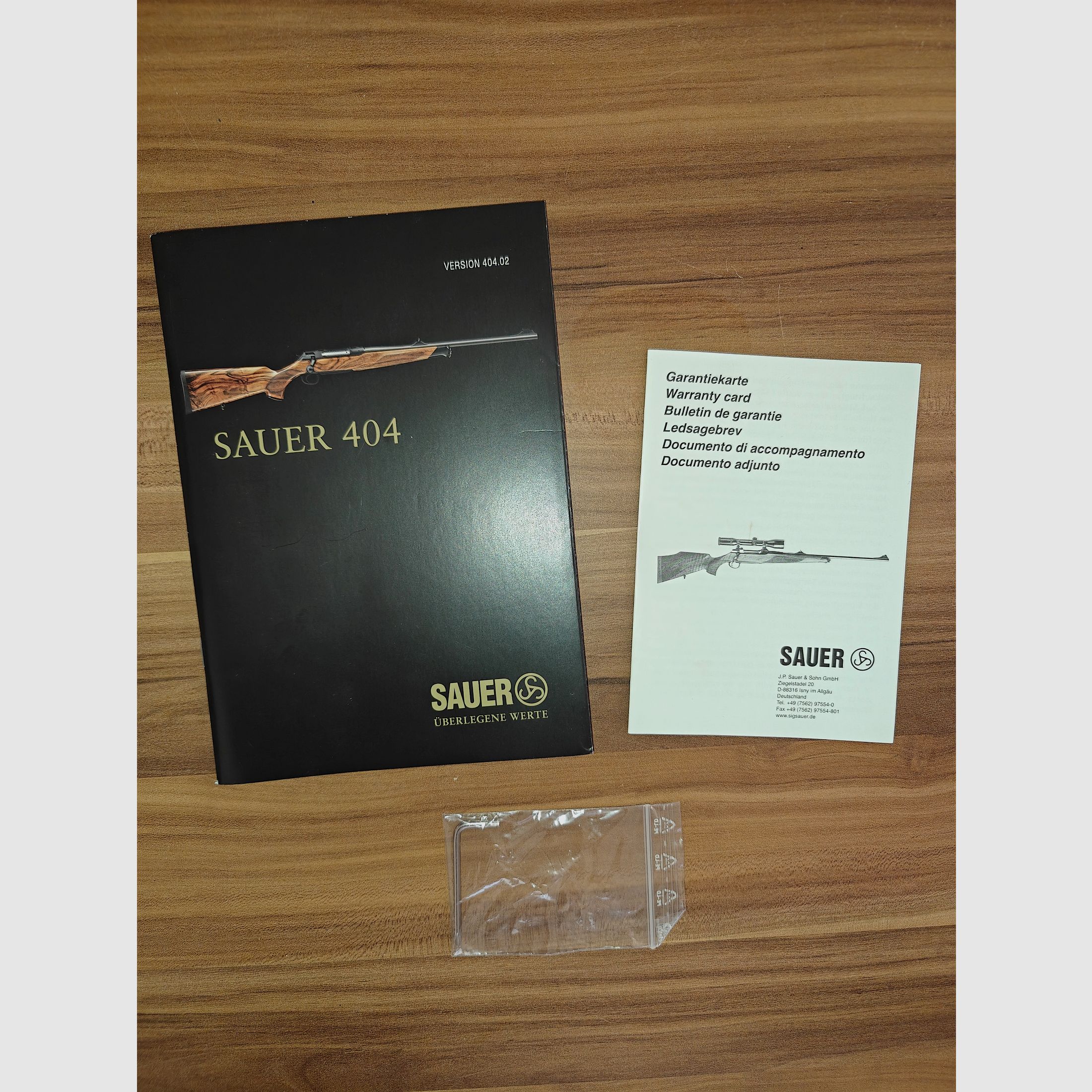 Sauer 404 .30-06 / Overhauled at Sauer / New original stock / Semiweight / Muzzle thread