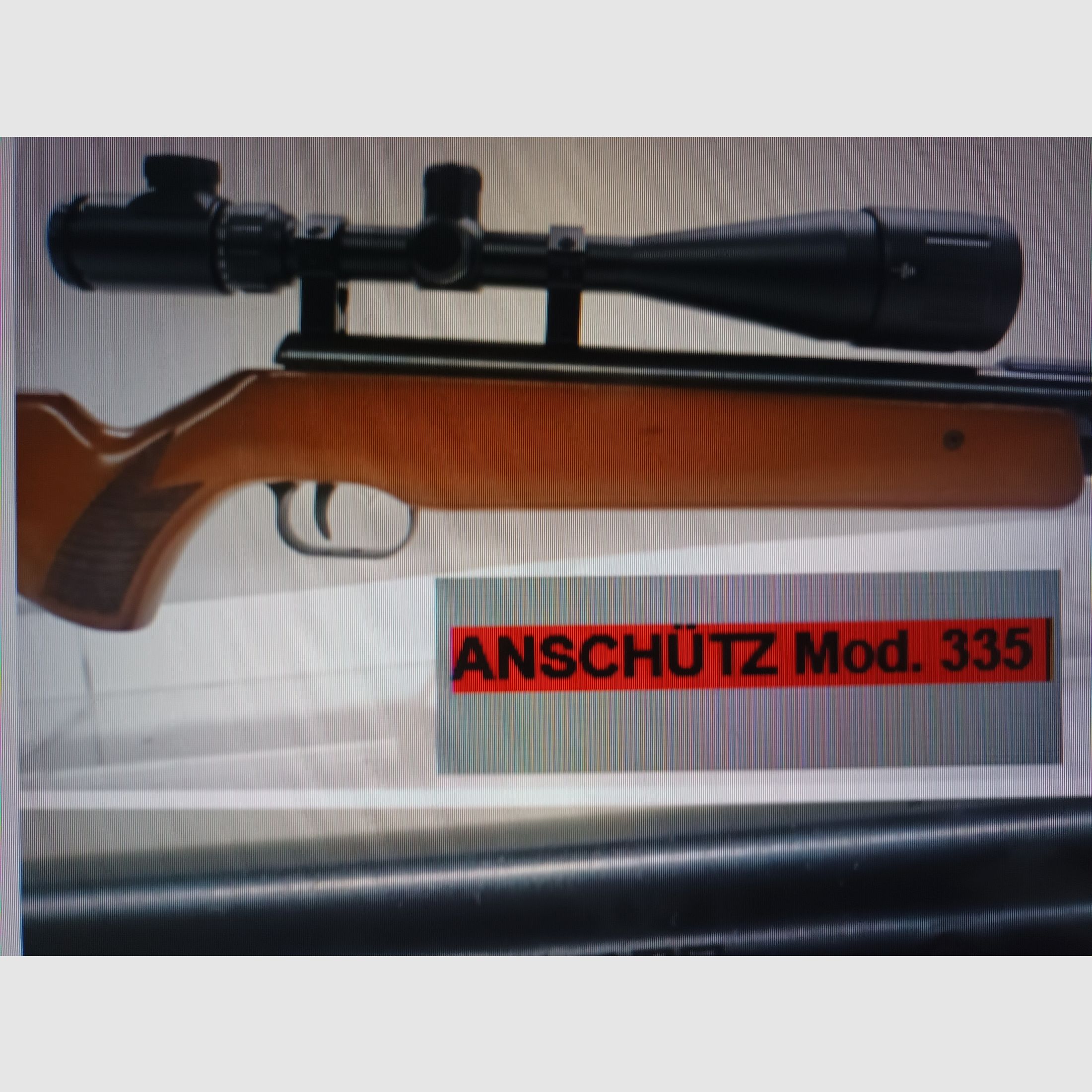 ANSCHÜTZ 335 __ carabina ad aria compressa __ calibro 4,5(.177) __ LG + cannocchiale 6-24x50 AOEG, immagine 4 di 7