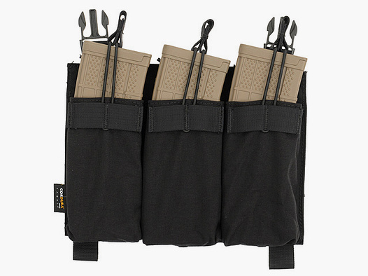 Buckle Up Triple 5.56 Pouch Panel - Black [8FIELDS]
