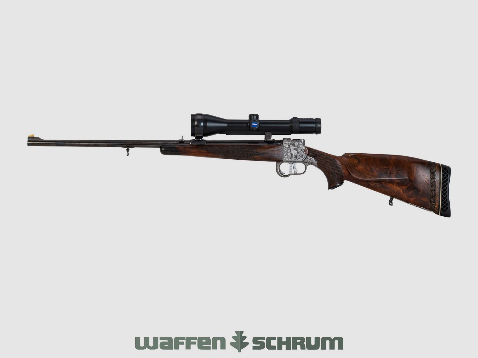 Ferlach Heeren 7x65R , ZF Zeiss Diavari VM 2,5-10x50 Abs.40, Suhler Einhakmontage LL: 62 cm