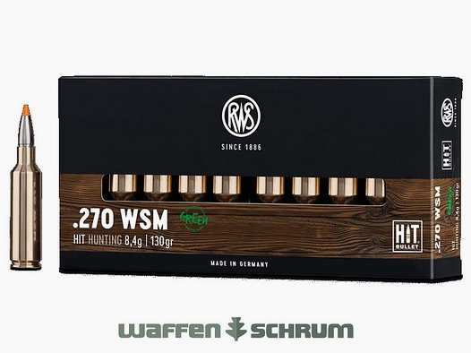 RWS HIT 8.4g - 130gr .270WSM