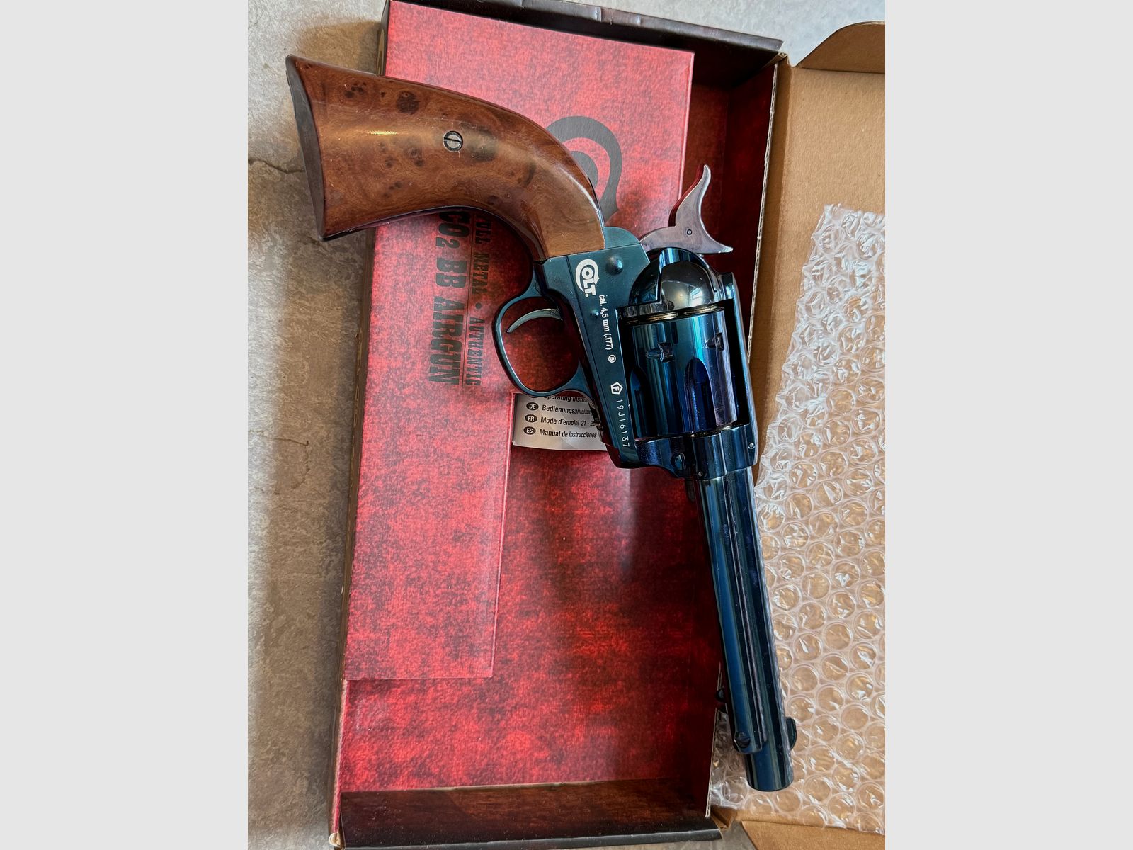 SAA Colt Revolver 4,5mm CO2 single action army Luftpistole