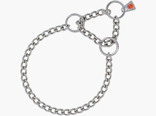 Sprenger Necklace with tension limiter – round links (Silver – 35cm)