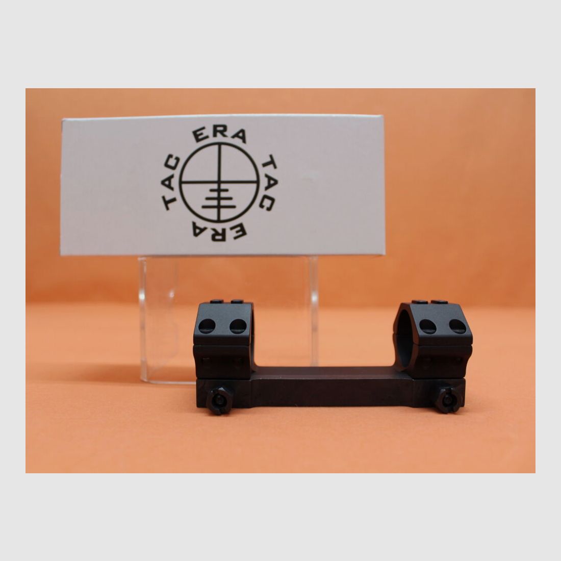 Recknagel Era-Tac Blockmontage 30mm (T5013-0010) mit Mutter, Alu schwarz, BH=10mm für Picatinnyprofil