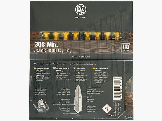 RWS ID CLASSIC 9,7G/150 GRS (PATRONE)