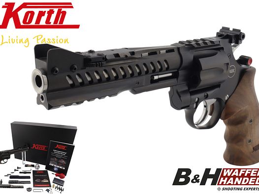 Neuwaffe, auf Lager:  KORTH Super Sport GTS inkl. Performance Kit 6" Revolver .357 Magnum | Sportrevolver | Made in Germany | Finanzierung möglich!