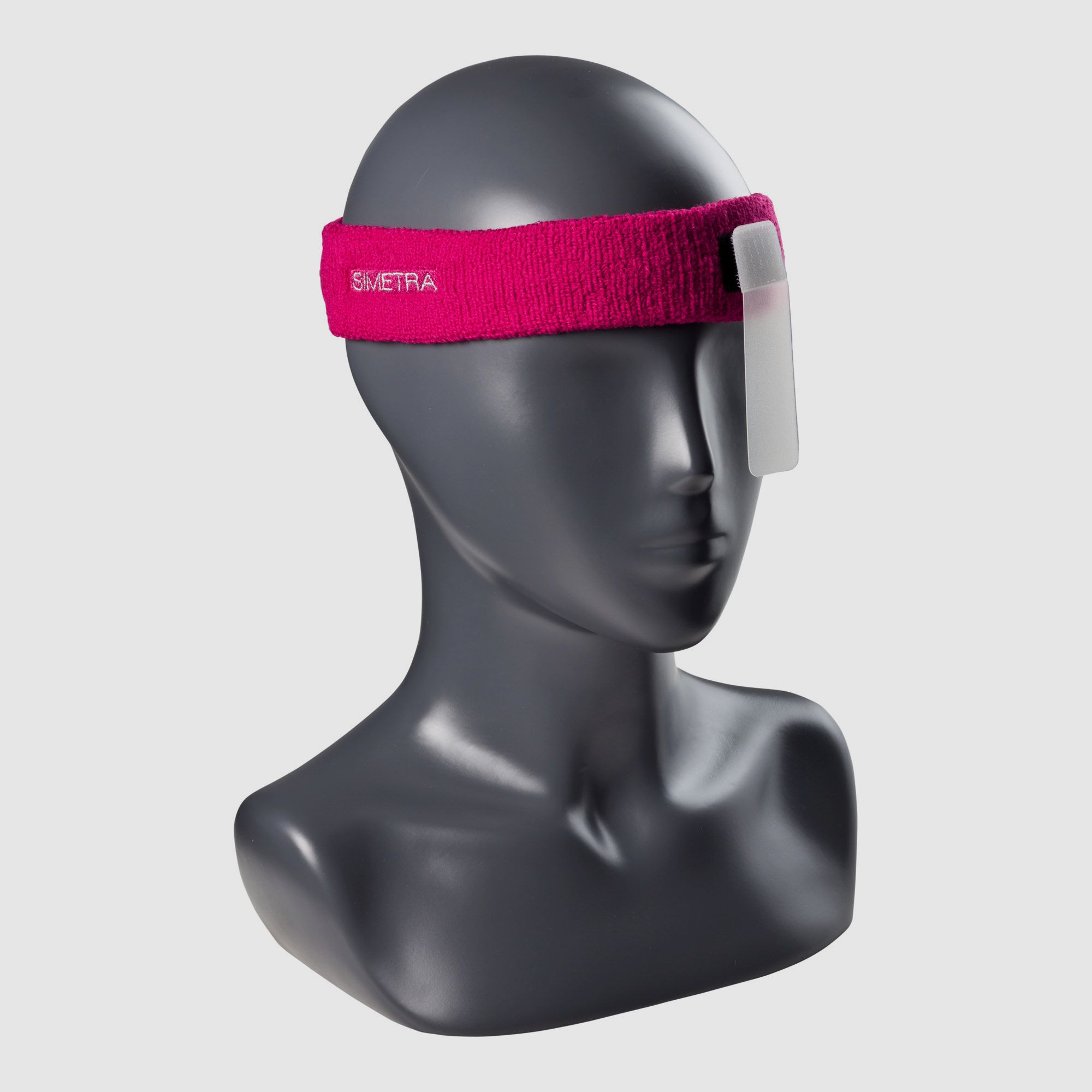 Simetra headband pink eye mask transparent
