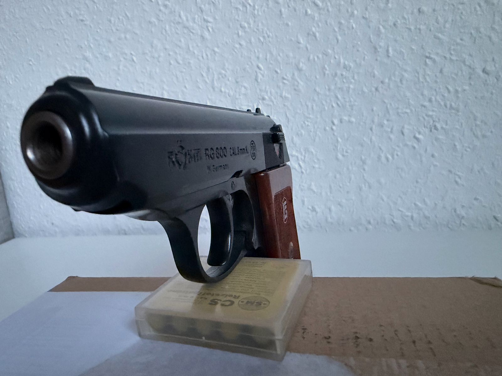 Röhm RG 800 8 mm K. blank firing gas pistol OVP