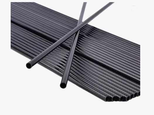 AMEYXGS - 31,5 pouces - Spine 350 - Tige de flèche en carbone pur - 12 pièces - Tiges haute performance 3K pour arcs à poulies et arcs recourbés