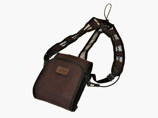 Cinghia per binocolo Mjoelner Hunting Toke Loden con tasca per cellulare