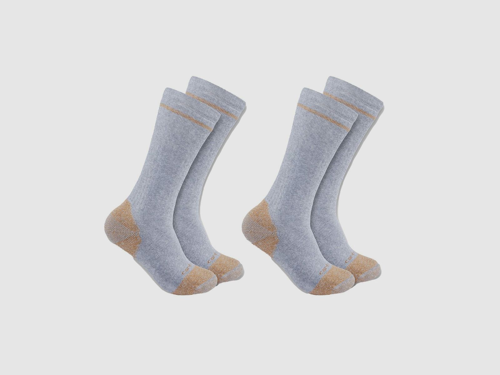 Carhartt Cotton Socks 2-Pack Men Grey L