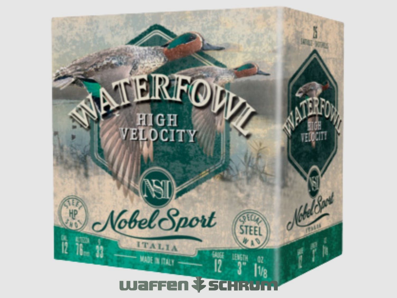 Nobel Sport Italia Steel Waterfowl HV HP 12/76 3,1mm - 33g ANS123STVEL4