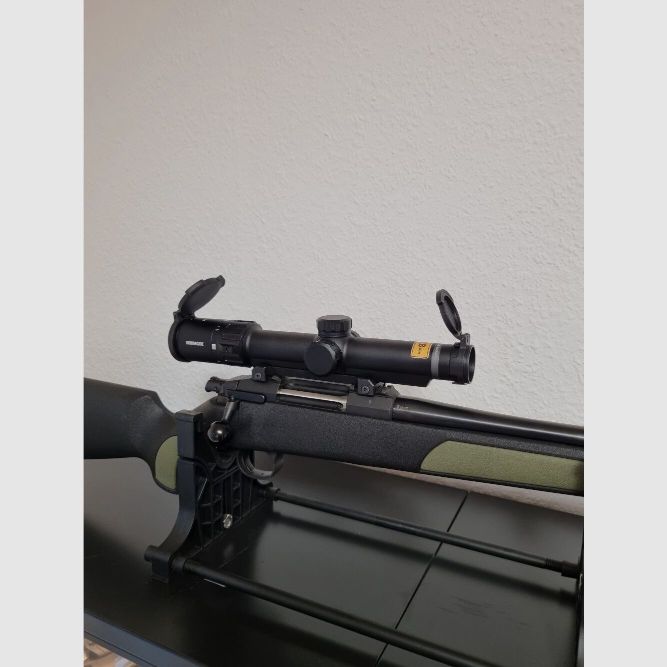 Steel Action HS .308 , Montage , Schalldämpfer, MINOX 1-5x24 S